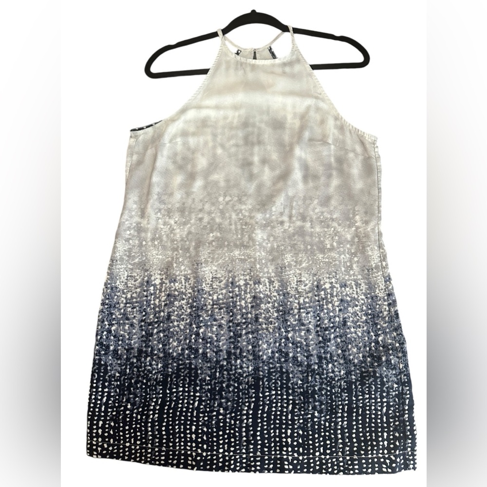 Grey and Blue Dress | Size: Small